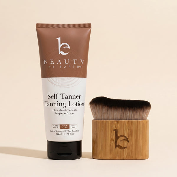 Self Tanner Body Lotion Brush Bundle