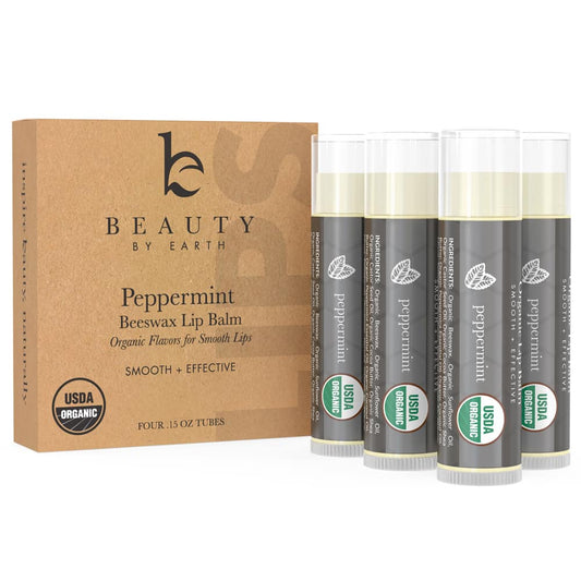 Best Organic Natural Lip Balm - Peppermint