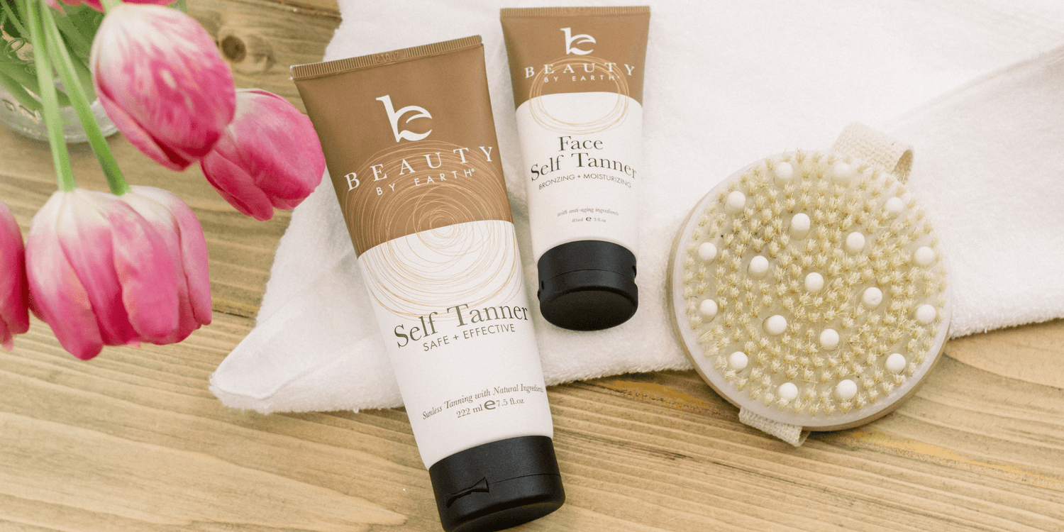 Self Tanner Before & After Beauty by Earth
