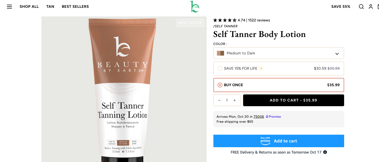 TEST: CONTROL - Old PDP