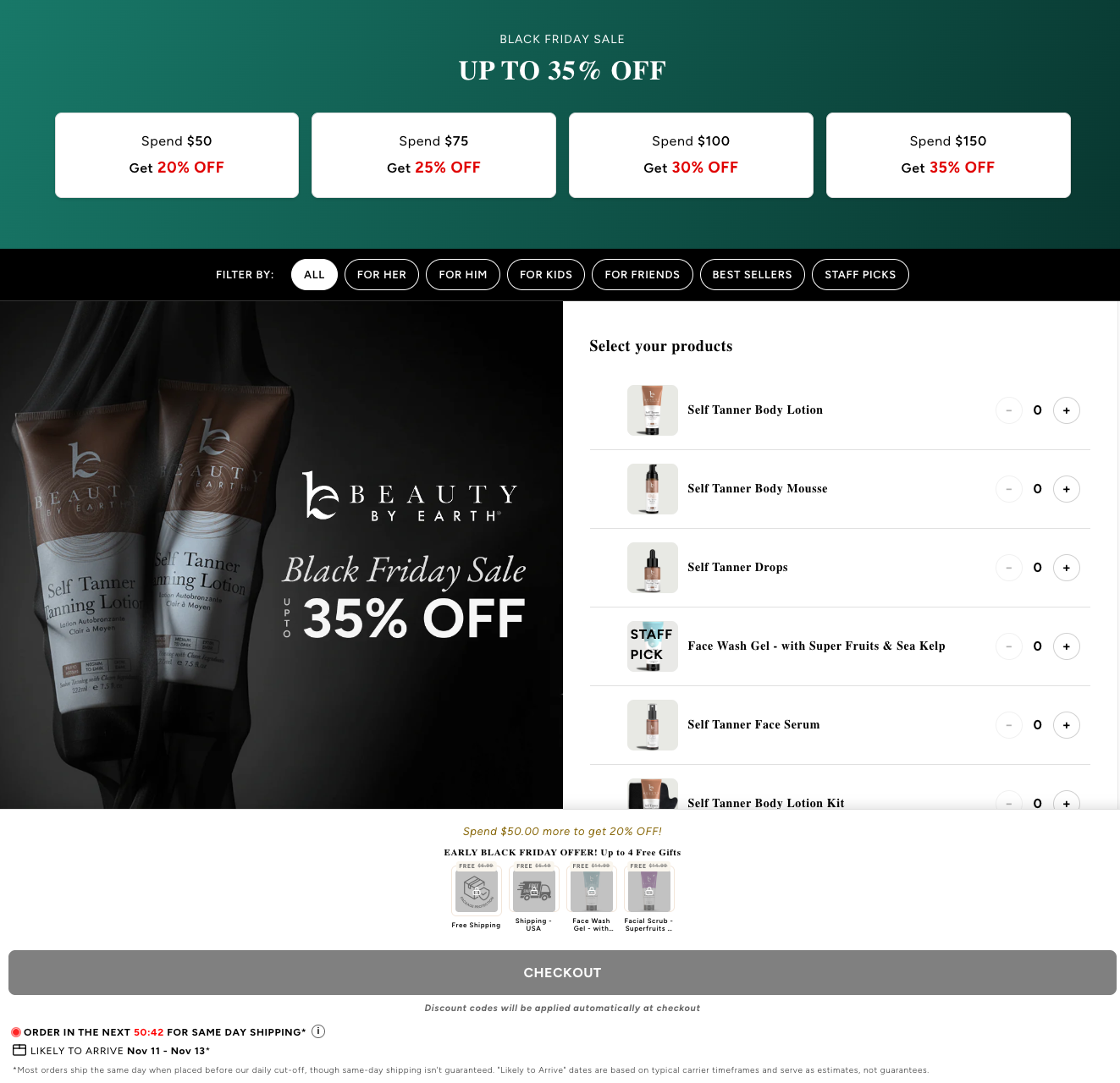 VERSIÓN DESODORANTE: BFCM • Hasta un 35 % de descuento