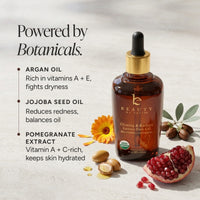 Organic Glow Facial Oil – Argan, Jojoba & Moringa Blend