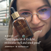 Organic Glow Facial Oil – Argan, Jojoba & Moringa Blend