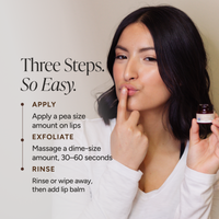 How to apply lip scrubs guide.
