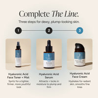 Complete the routine Hyaluronic Acid Premium Line. 