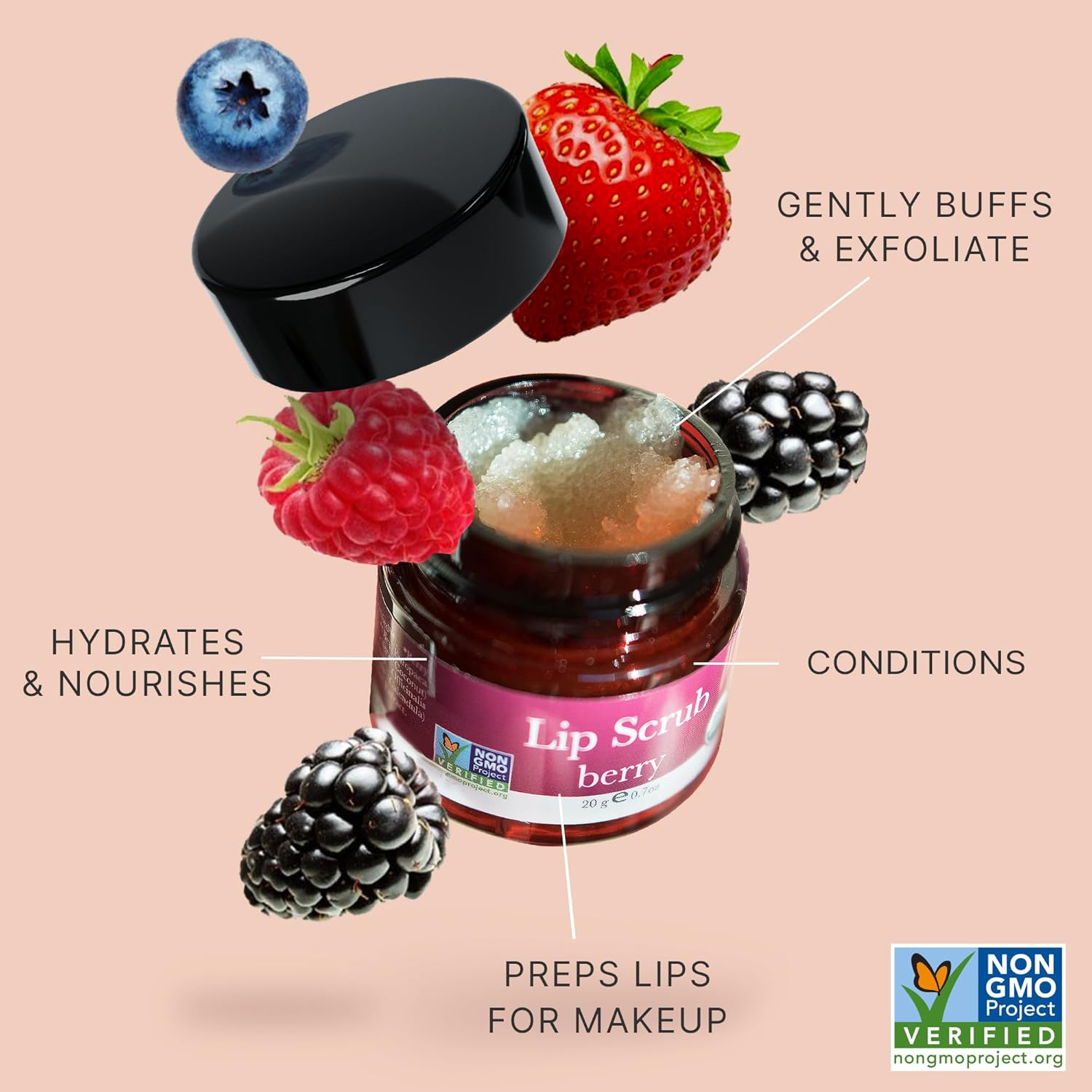 Organic Berry Lip Scrub