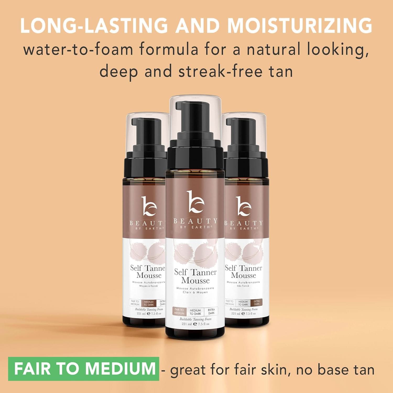 Self Tanner Mousse (Fair to Medium)