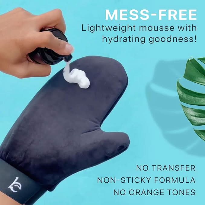 MESS-FREE Lightweight mousse with hydrating goodness! NO TRANSFER NON-STICKY FORMULA NO ORANGE TONES
