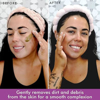 Gently removes dirt and debris from the skin for a smooth complexion