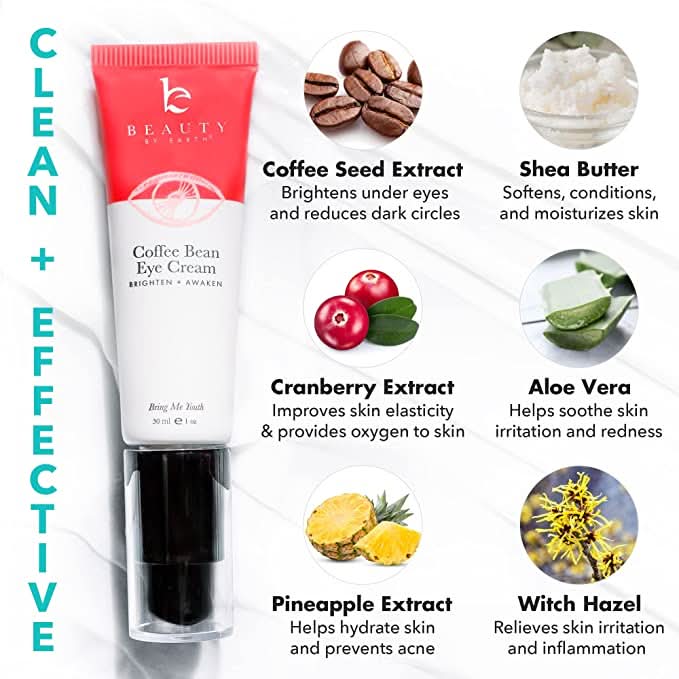 Coffee Bean Eye Cream - {{variant_title}} - Beauty by Earth