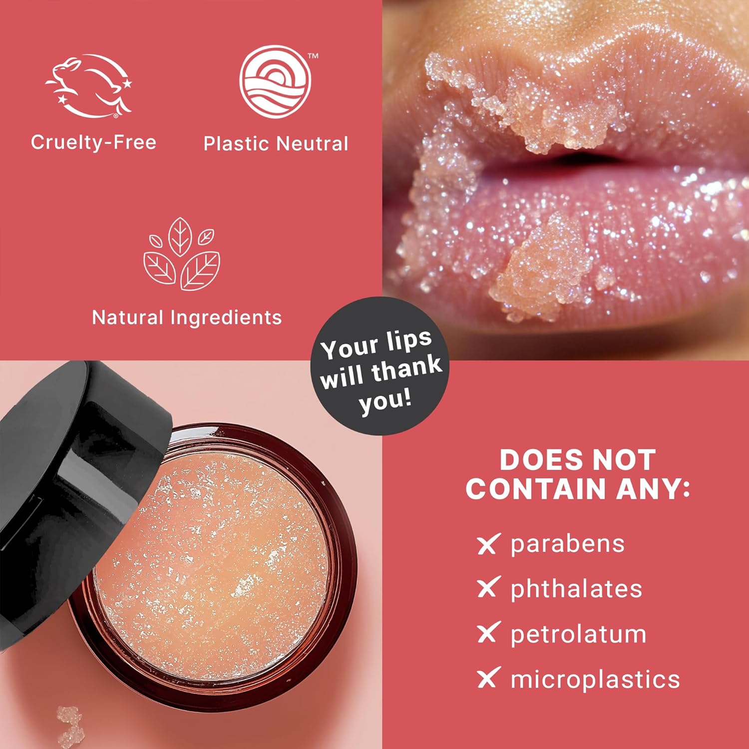 Organic Berry Lip Scrub