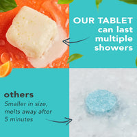 BURST - Pastilles de douche effervescentes (paquet de 7)
