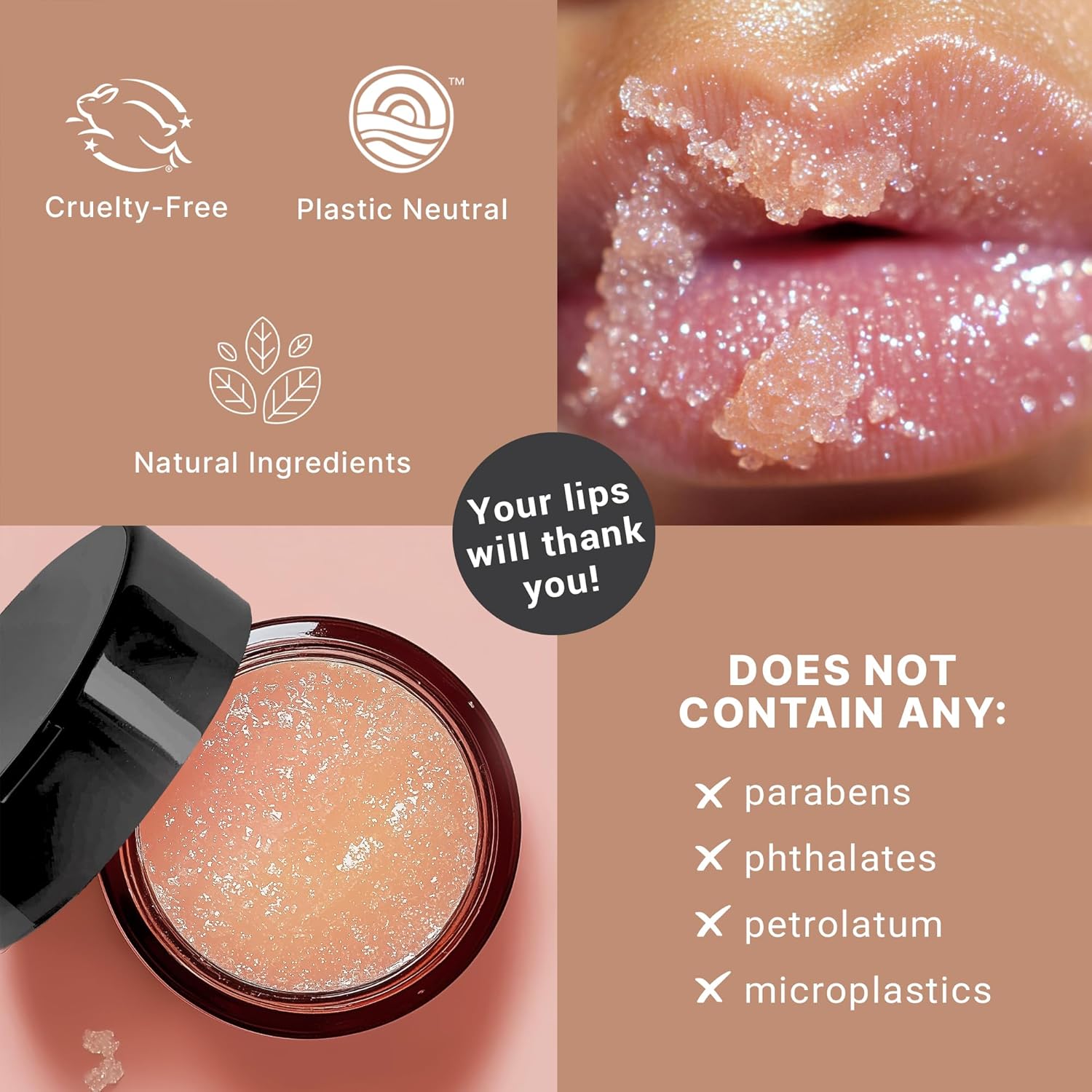 Organic Vanilla Lip Scrub