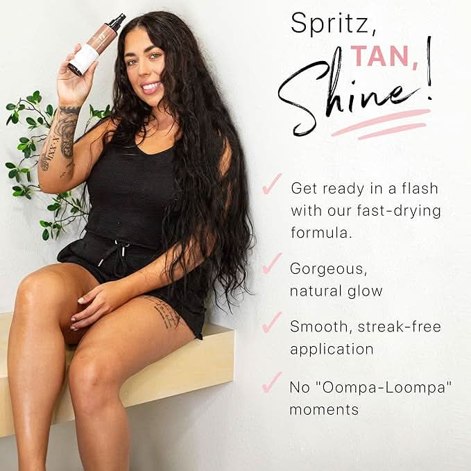 Self Tanner Body Spray (Medium to Dark) - Beauty by Earth