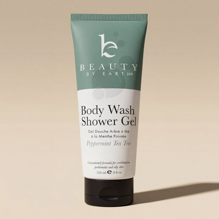 Gel de ducha corporal (Menta y Árbol de Té) - APLICACIÓN GRATUITA