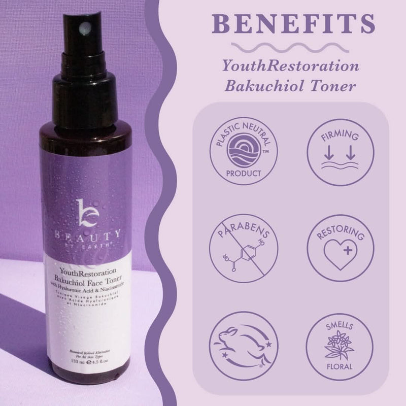 YouthRestoration Bakuchiol Face Toner - {{variant_title}} - Beauty by Earth