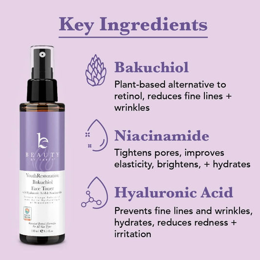 YouthRestoration Bakuchiol Face Toner - {{variant_title}} - Beauty by Earth