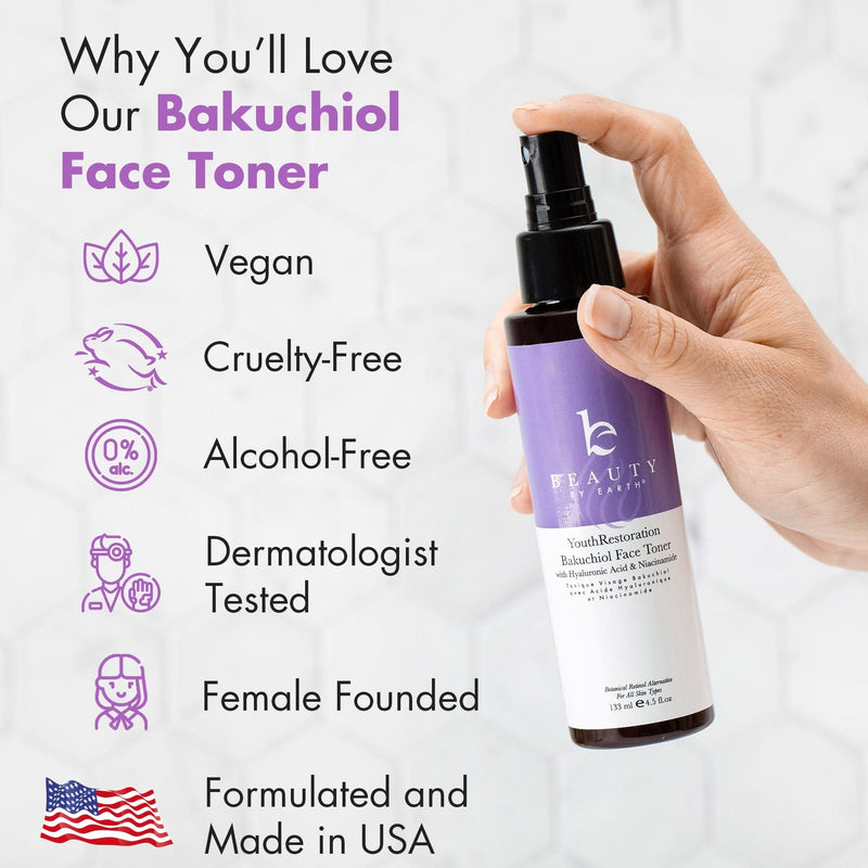 YouthRestoration Bakuchiol Face Toner - {{variant_title}} - Beauty by Earth