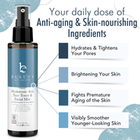 Hyaluronic Acid Face Toner and Facial Mist - {{variant_title}} - Beauty by Earth