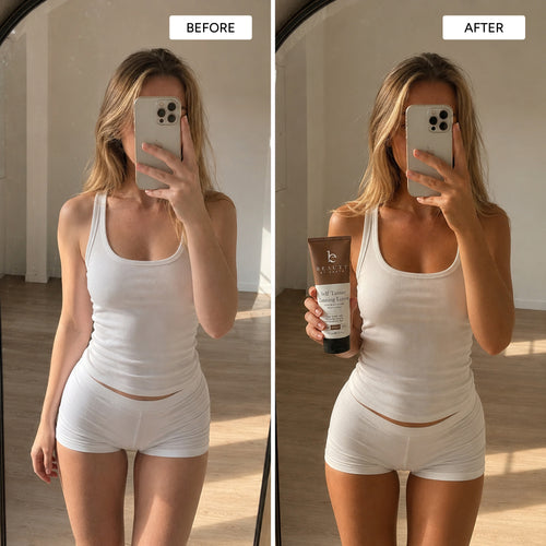 Lotion autobronzante pour le corps