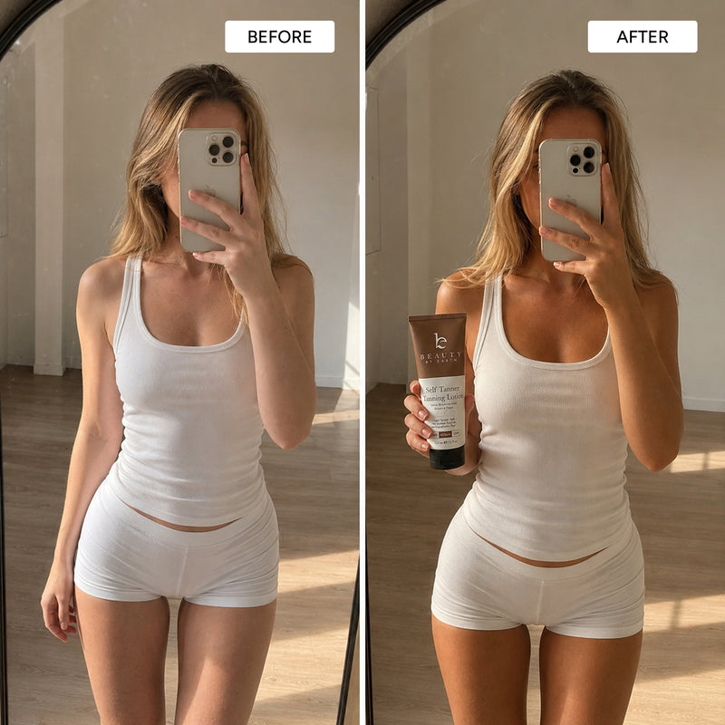 Lotion autobronzante pour le corps