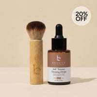 Self Tanner Drops - Medium & Kabuki Brush Bundle (DEAL)