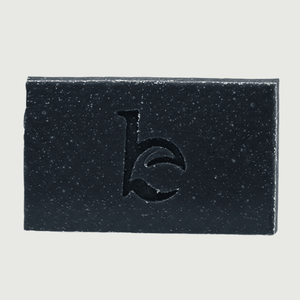 Beauty by Earth Charcoal Face Bar on a light gray background