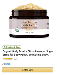 Citrus Lavender Body Scrub - Amazon Black Friday Deal