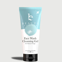 Tube of Beauty by Earth Face Wash Cleansing Gel on a light gray background