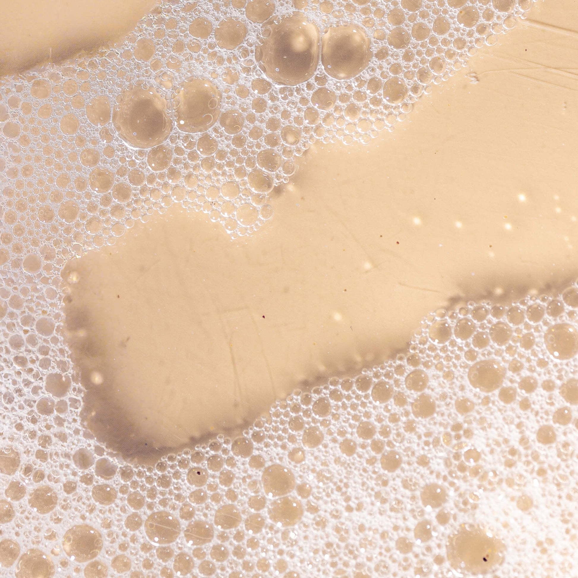 Close-up of liquid with bubbles
