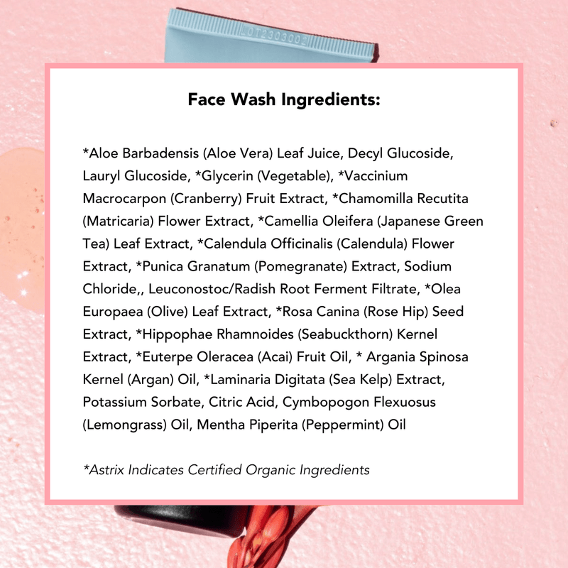 Face Wash Ingredients