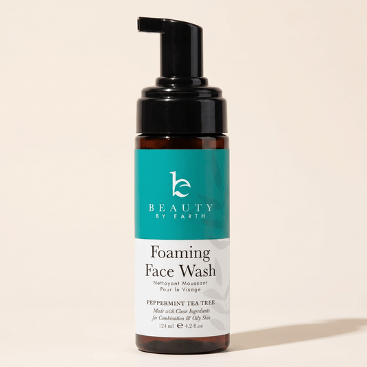 Beauty by Earth's Peppermint Tea Tree Foaming Face Wash