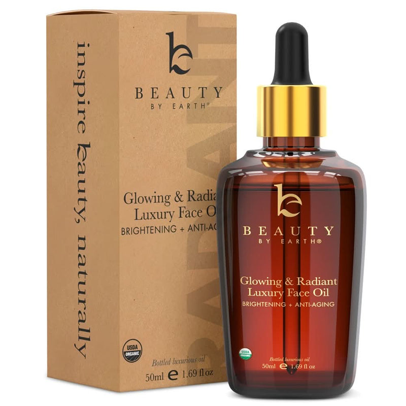 Glowing & Radiant Organic Facial Oil - Single - EC - Beauty by Earth