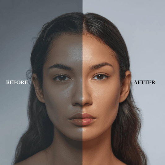 befoe after hyaluronic acid cream