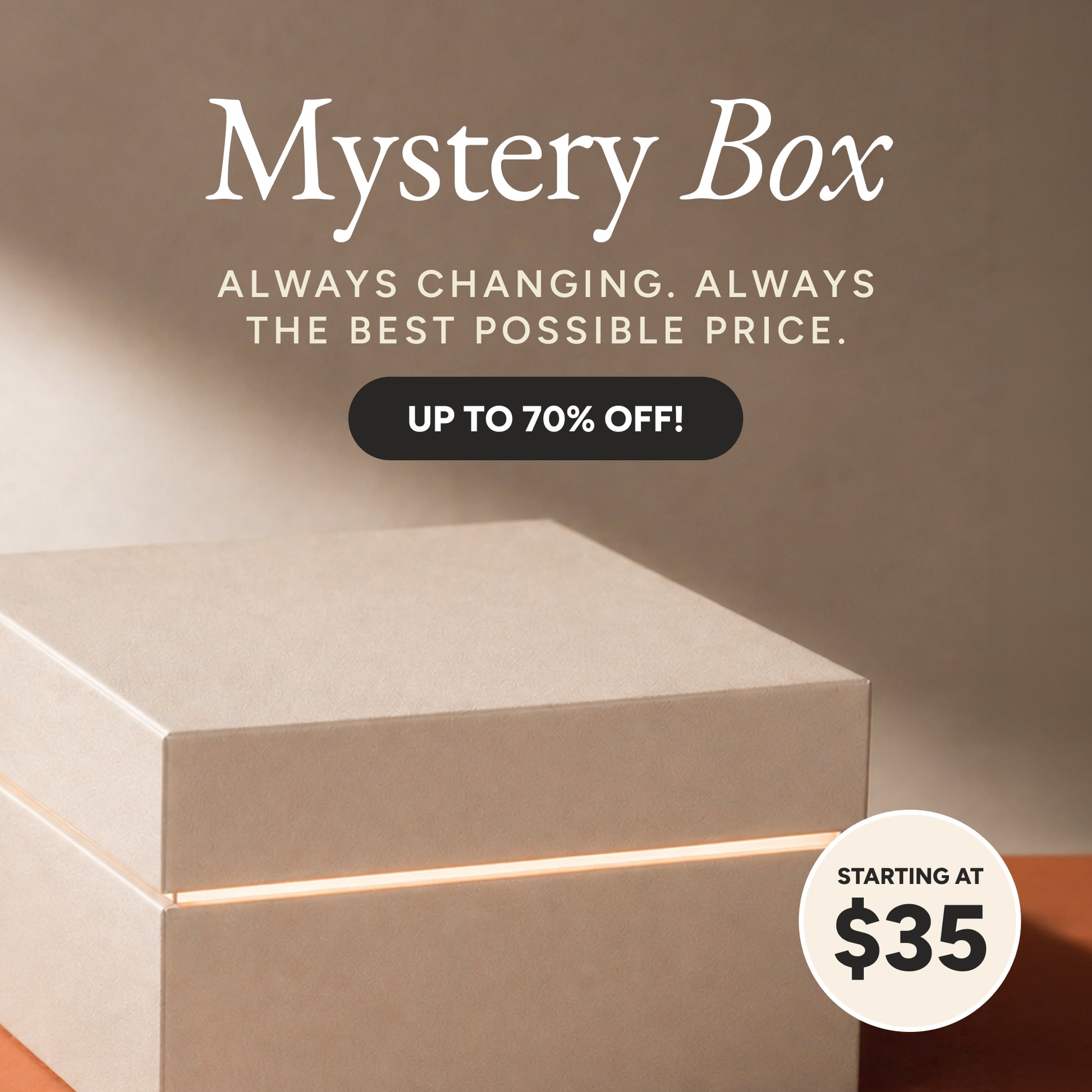 Mystery Box Starting at $35