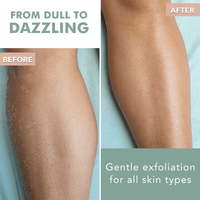 exfoliation before after