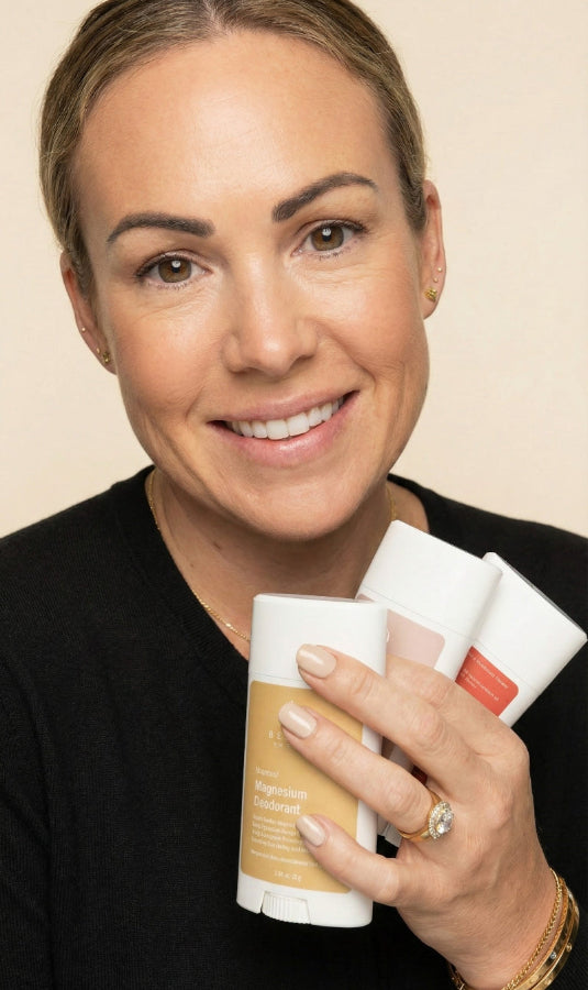 Prudence holding new magnesium deodorants