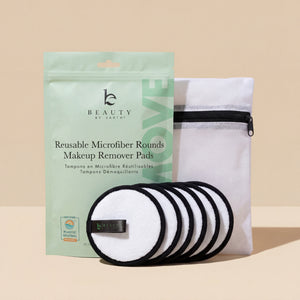 Reusable Microfiber Makeup Remover Pads (5-Pack) - Beauty by Earth
