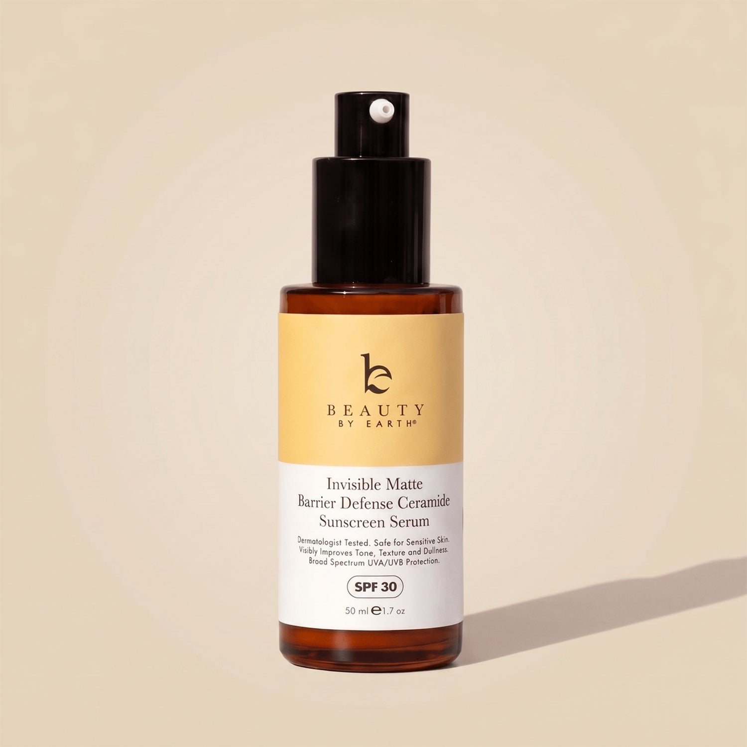 Invisible matte barrier defense ceramide sunscreen serum SPF 30 - BEAUTY BY EARTH