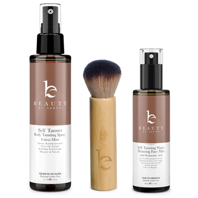 Paquete radiante de autobronceador