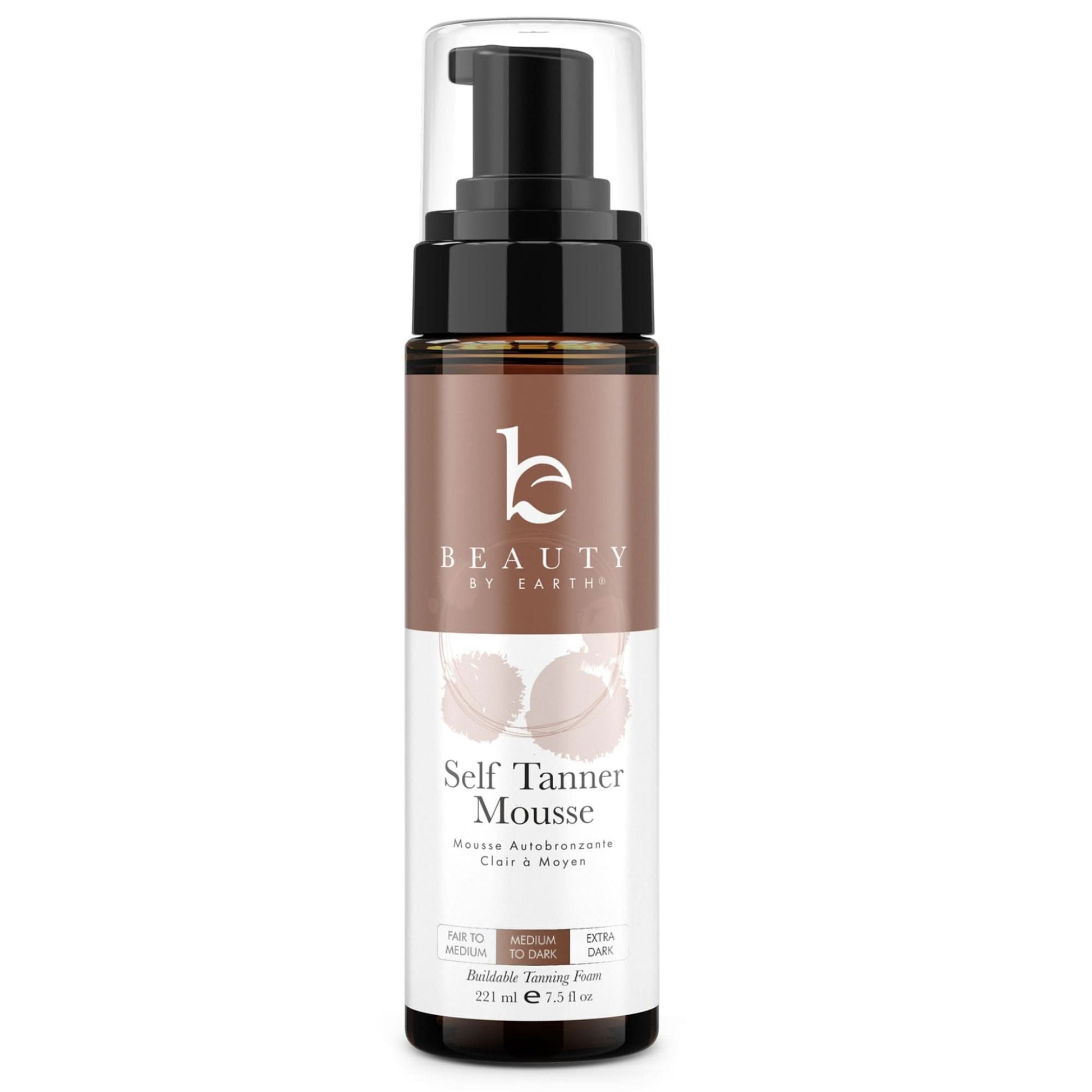 Beauty by Earth - Self Tanner Mousse - Single / Medium to Dark - 221ml