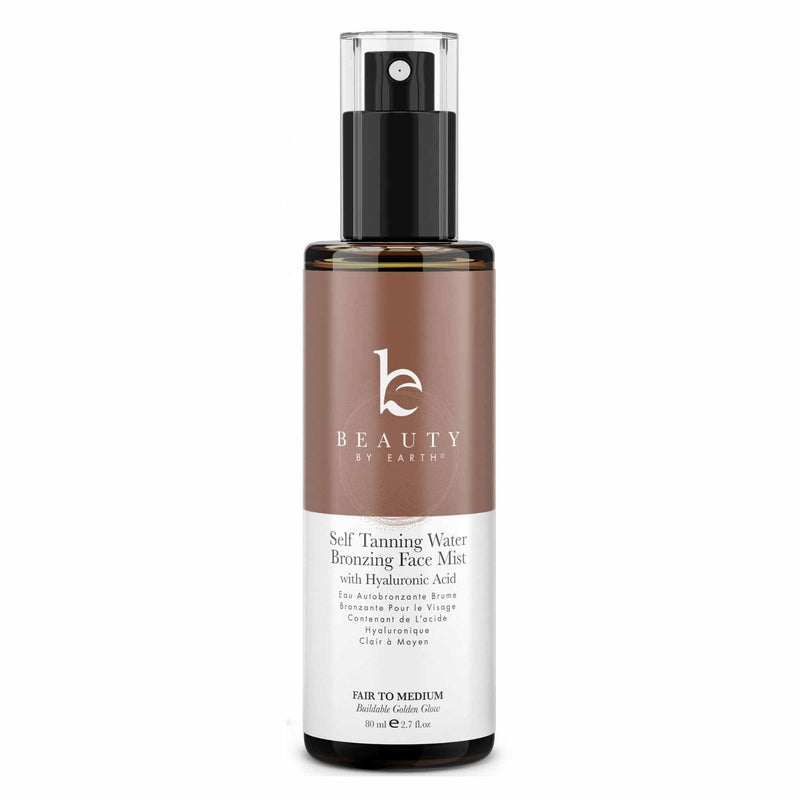 Self Tanning Water Bronzing Face Mist with Hyaluronic Acid - Fair to Medium
