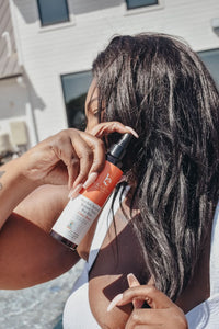 Sea Salt Spray Hair Texturizer - Citrus Breeze - Citrus Breeze - Beauty by Earth - Application by Model