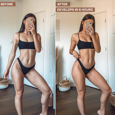 Before - After. Develops in 6 hours.