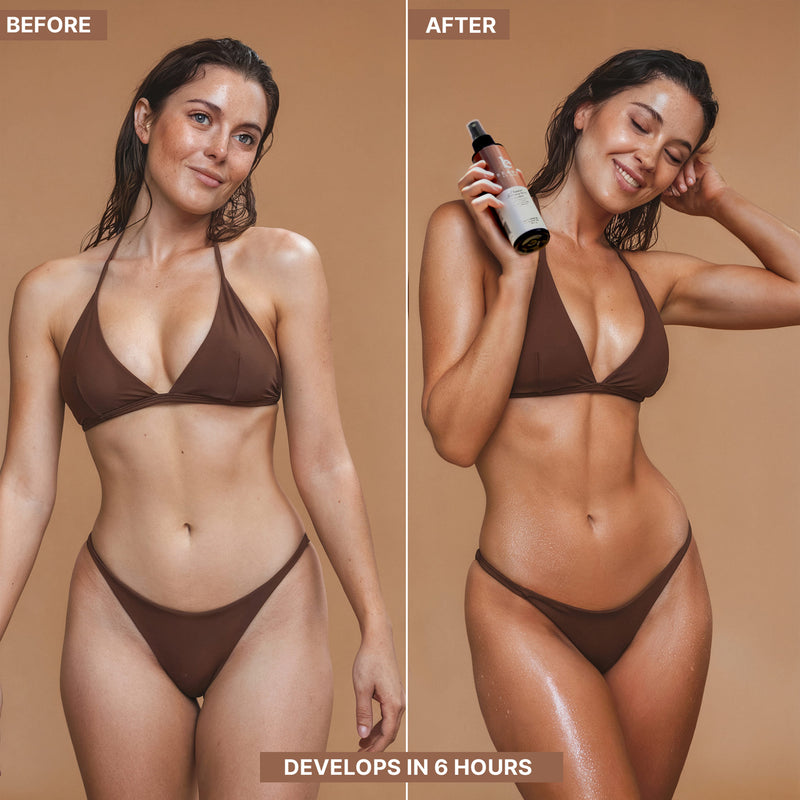 Before - After. Develops in 6 hours.