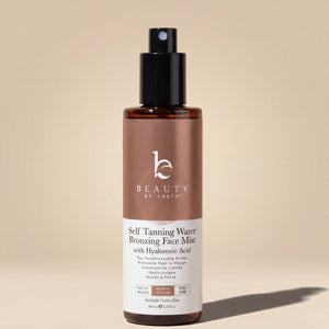 Beauty by Earth self-tanning water bronzing face mist bottle