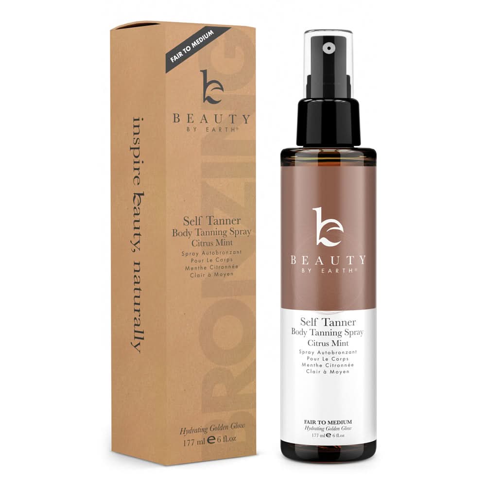 Self Tanner Body Spray (Fair to Medium) - Single - EC - Beauty by Earth
