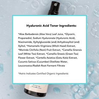 Hyaluronic Acid Face Toner and Facial Mist