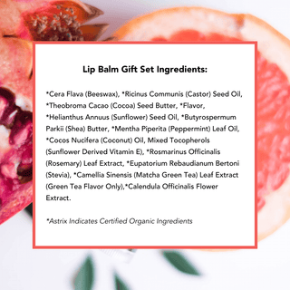 Organic Lip Balm Gift Set