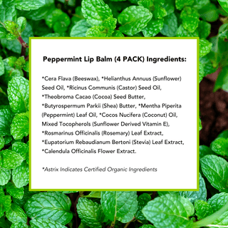 Organic Peppermint Lip Balm
